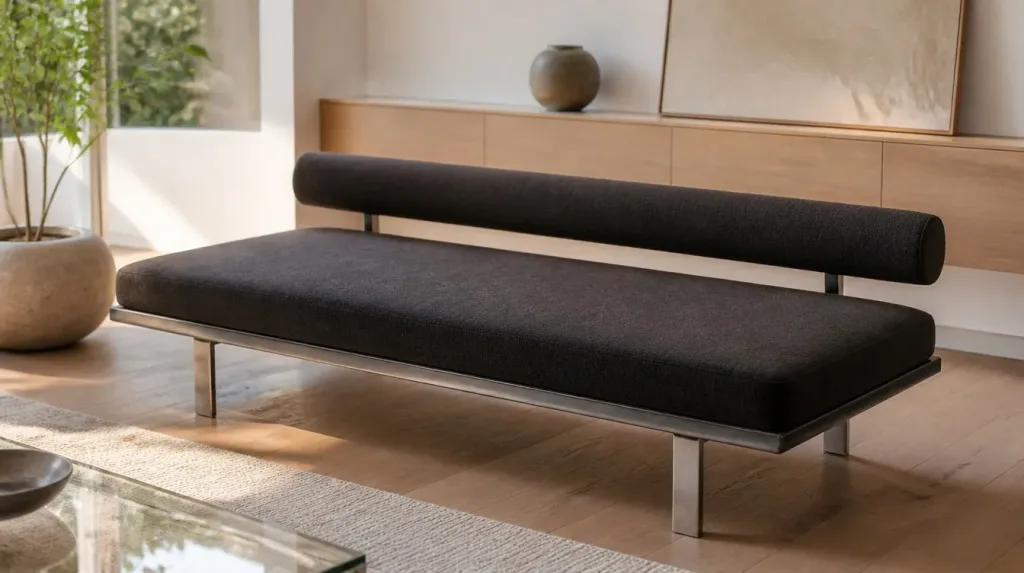 Visualisierung: Daybed Lotus nach der Restauration, Polster restaurieren bei der Egora Polsterei Wetzikon
