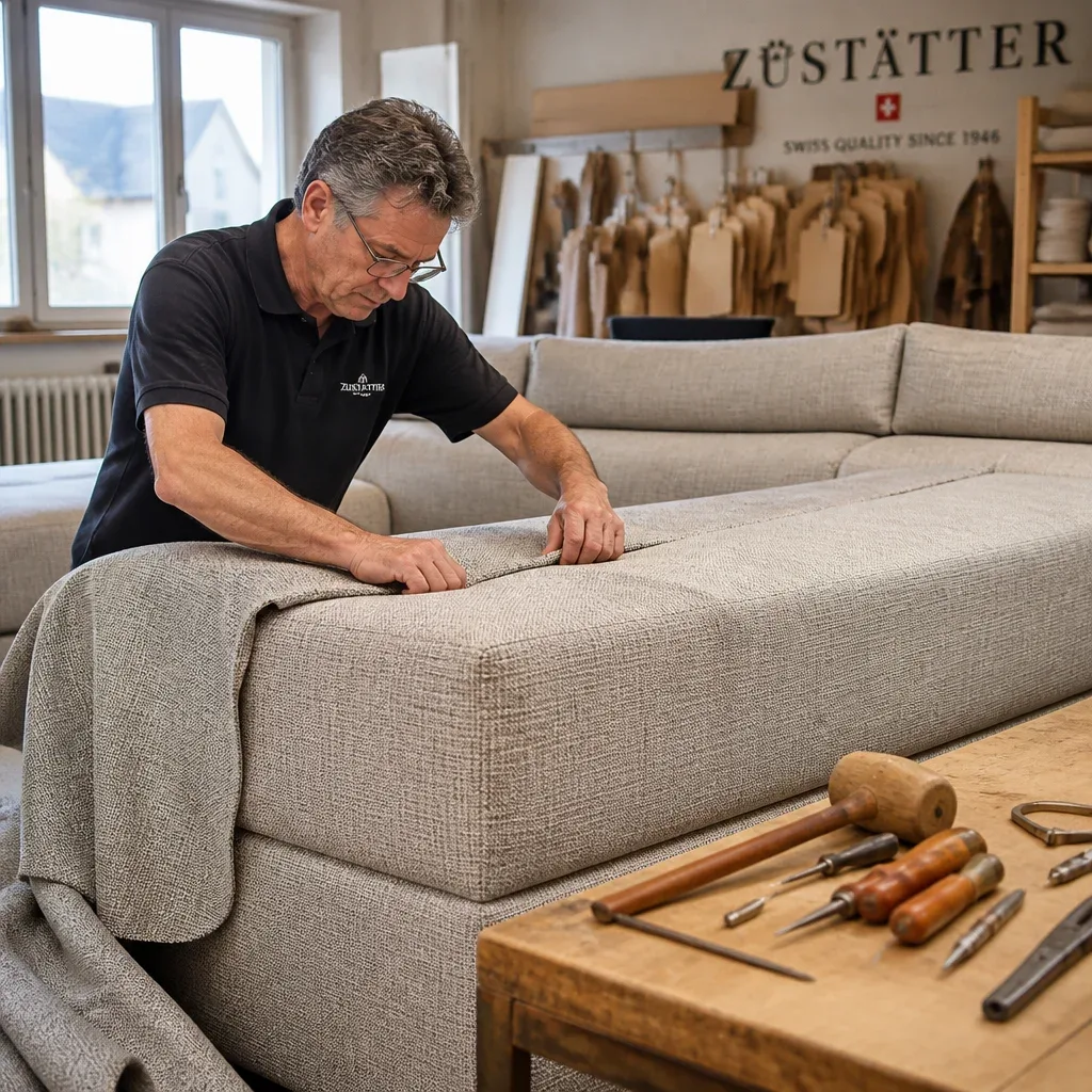 Sofa und Polstergruppe neu überziehen in der Meisterwerkstatt – Egora Polsterei