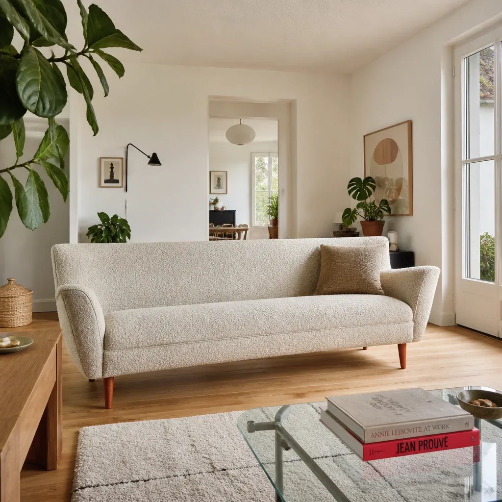 Handwerkliches Upcycling und Neubezug eines Designsofas – Egora